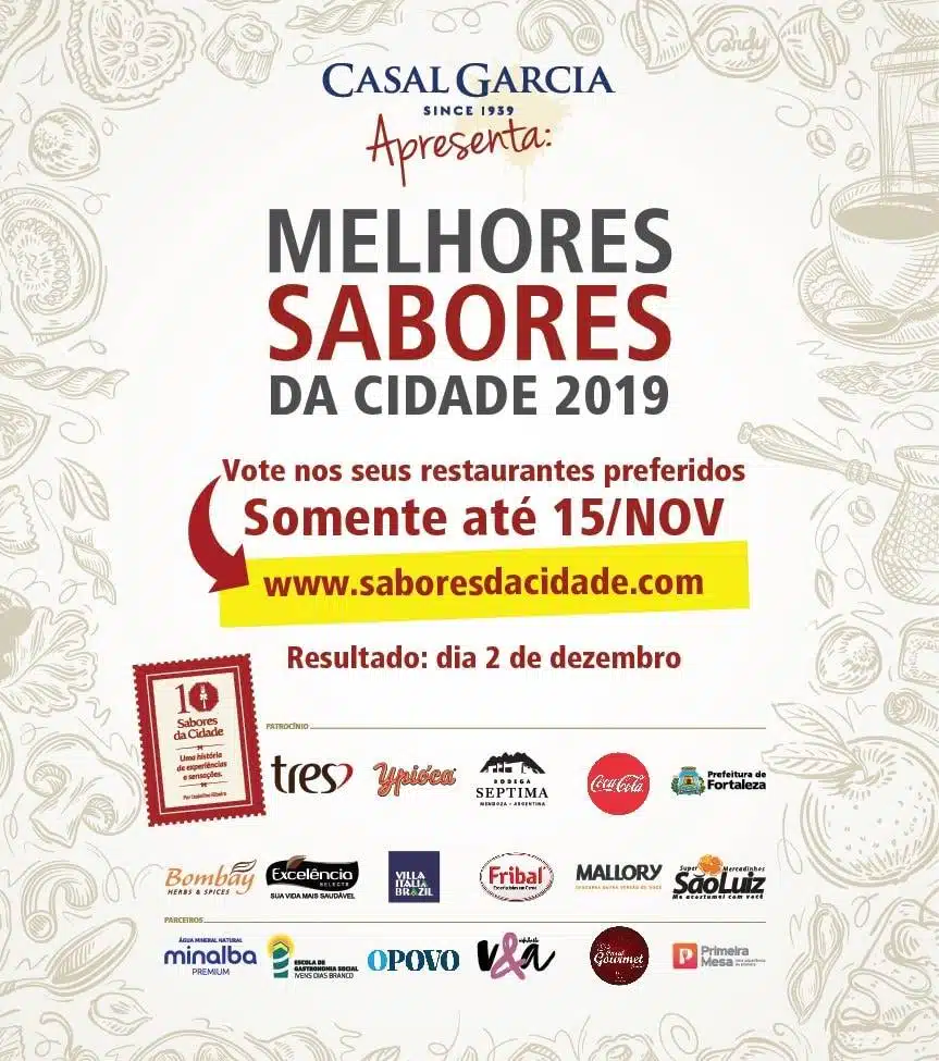 Premiação melhores Sabores da Cidade de Fortaleza, Ceará, Melhores Restaurantes, Ivens Dias Branco, Escola de Gastronomia Social, Dia 2 de dezembro