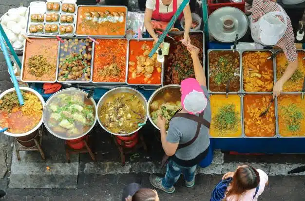 feira de gastronomia tailandesa